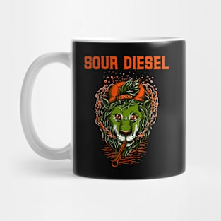 Sour Diesel Lion Mug